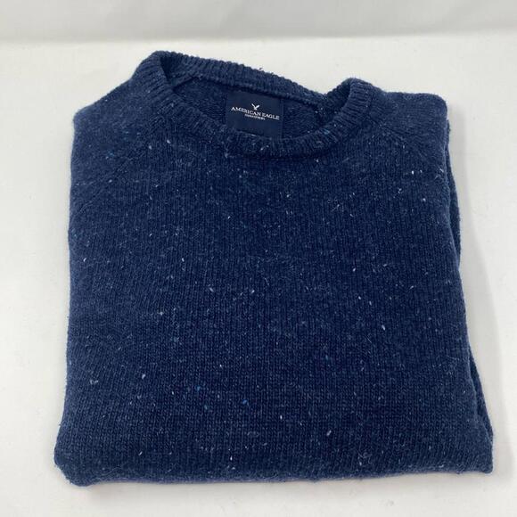 Cozy Navy Blue Sweater - Warm Chunky Knit - Picture 3 of 4